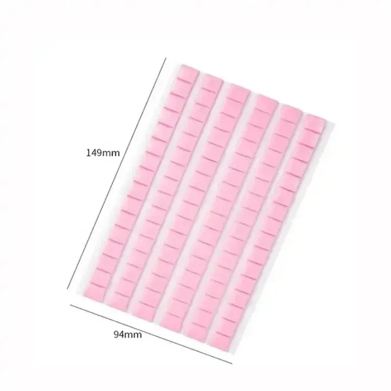 Pink Blue Nail Adhesive Lim Clay återanvändbar klibbig gel för nagelkonstpraxis Stand Displayhållare False Tips Manikyrverktyg