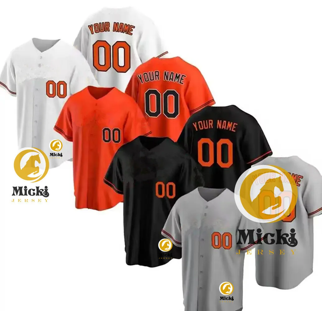 Jackson Holliday City Connect Jersey dikişli erkek beyzbol #35 Adley Rutschman #31 Cedric Mullins #8 Cal Ripken Jr. Emeklilik Jersey