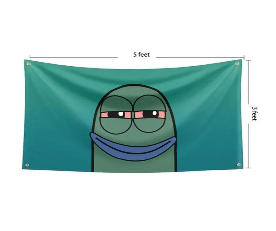 Gebakken vlag 3x5 voet banner grappige poster uv weerstand vervaging duurzame man grotwandvlag met messing doorvoertules voor college slaapzaal3522252