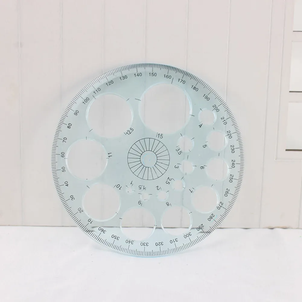 ZAROYEAX Circle Template For Drawing Drafting Geometric Circle Ruler