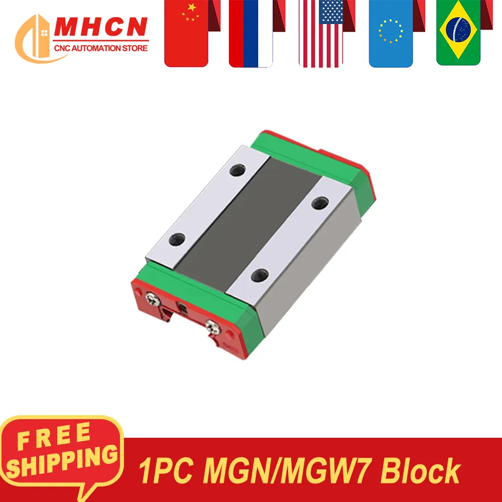 Miniature Linear Guide Carriage Block MGN7C MGN7H MGW7C MGW7H for MGNR7 ...
