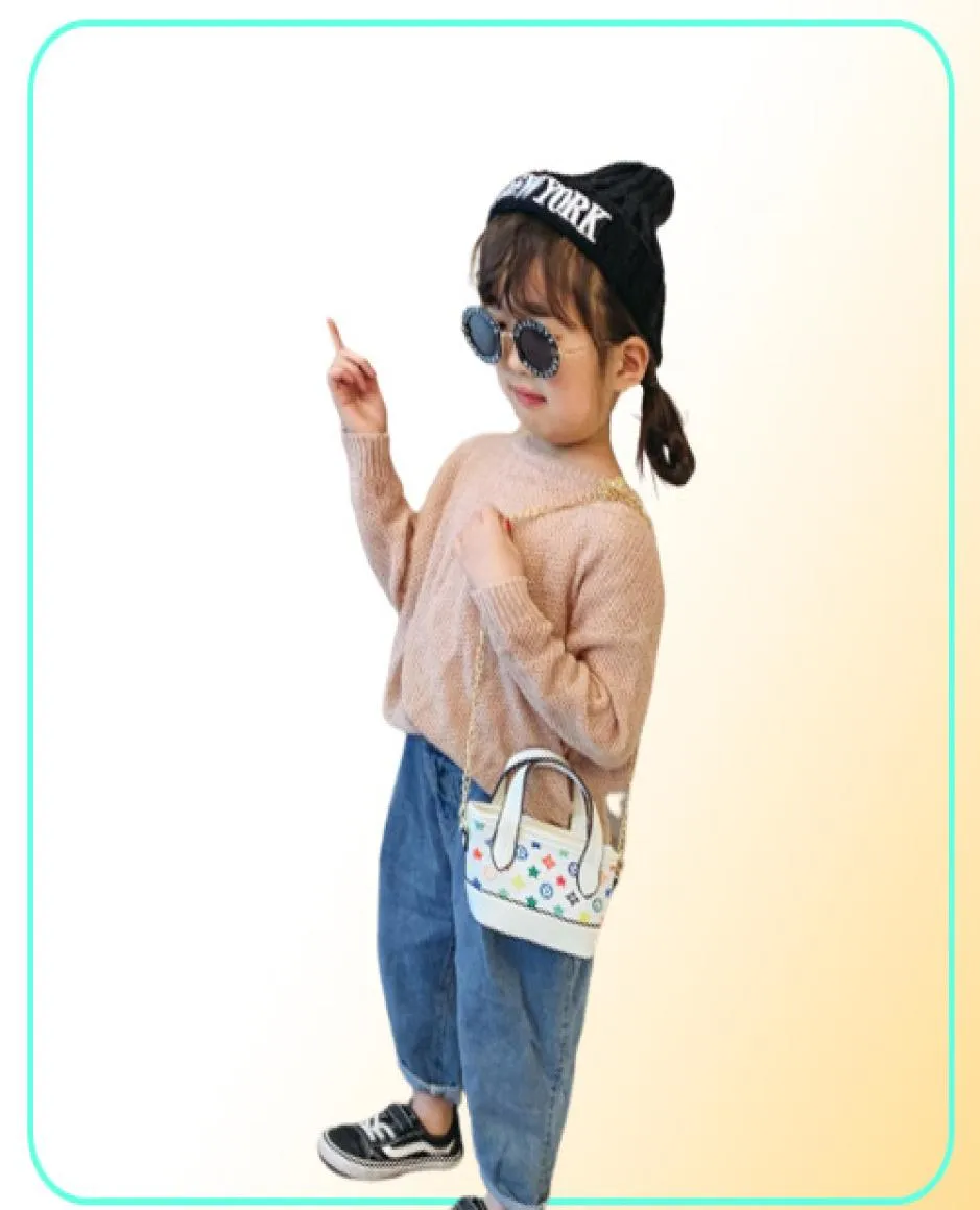 Kids Handbags Fashion Print Designer Baby Mini Purse Shoulder Bags Teenager Girls Messenger Bags Cute Christmas Gifts3450665