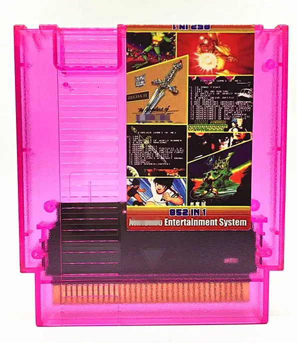 Accessories Latest 2022 FOREVER DUO GAMES OF NES 852 in 1 Game Cartridge for NES Console Total 852 Games 1G Flash Chip in Use