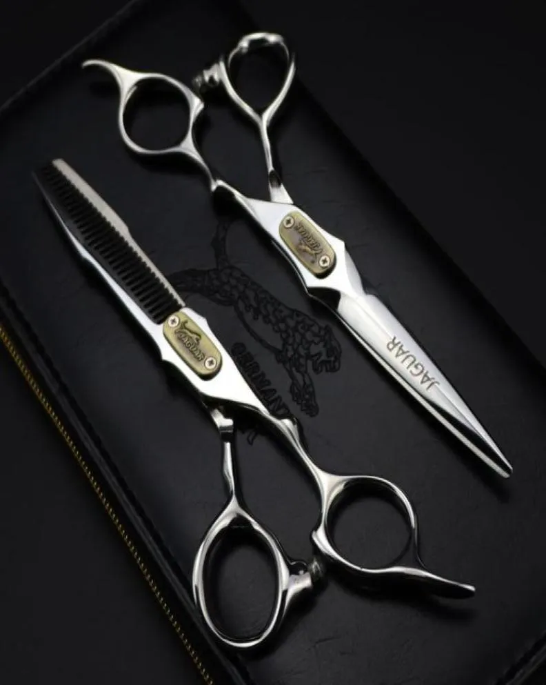 Ciseaux de cheveux Jaguar Boîte d'origine Leopard Style Professionnel Hairdressing High Quality Special pour Salon2580842