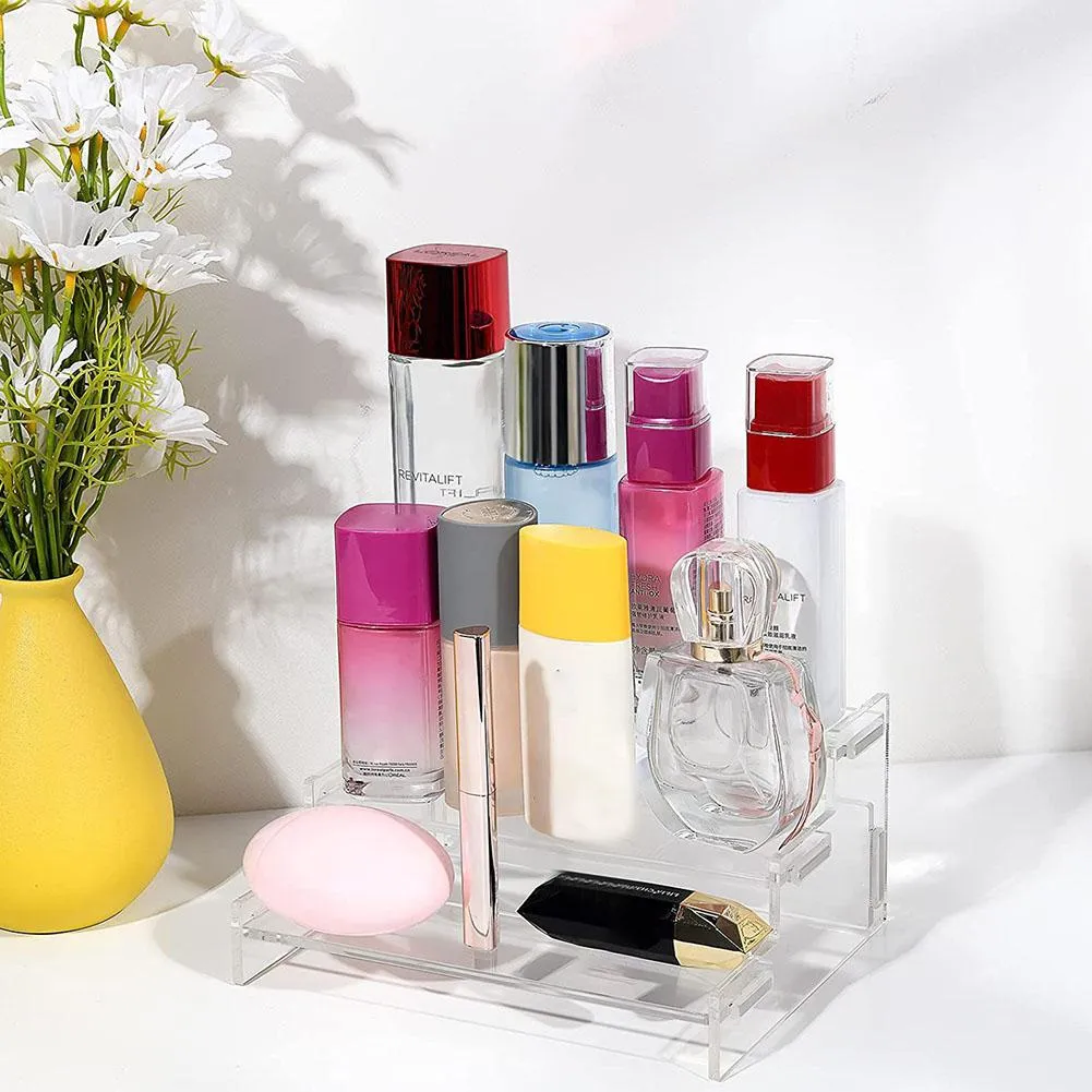 Transparent Acrylic Three-layer Removable Assembly Display Rack Riser ...