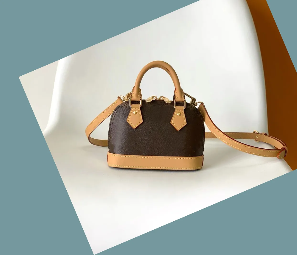 Handväska Totes Mini Shell Bag Designer Bag axelväska Crossbody Bag med handtag och avtagbar justerbar axelrem för en mängd olika tygväskor