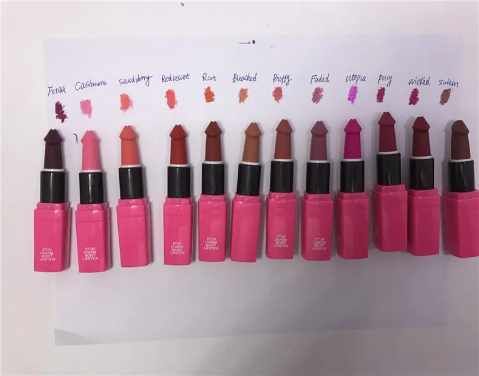 Magic YourLife Matte Lipstick Evil Tordo Charm Moist 12mixed Colors Lip Balm de alta qualidade Cogumelo Lips8451899