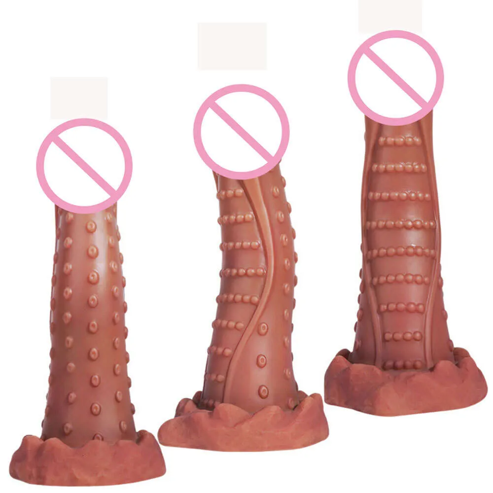 Grote zachte siliconenhuid voelen anale dildo penis phallus realistische vrouwelijke masturbator zuignap lul volwassen sexy speelgoed voor vrouw