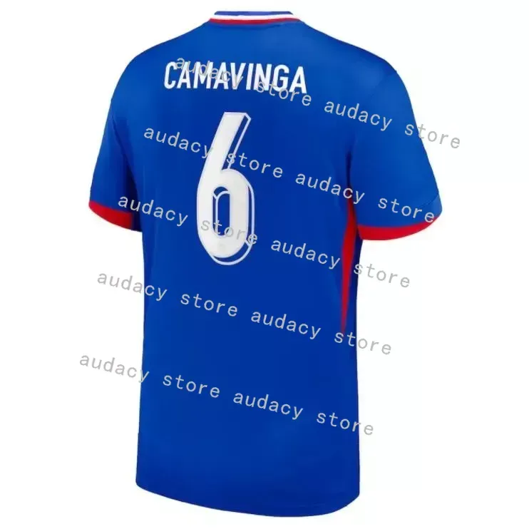 Francuski 2024 Euro Cup Home Away Jersey Mbappe koszulki piłkarskie Dembele Camavinga Kante Maillot de Foot Zidane Griezmann Kids Men Fan Fan Player Football Kit