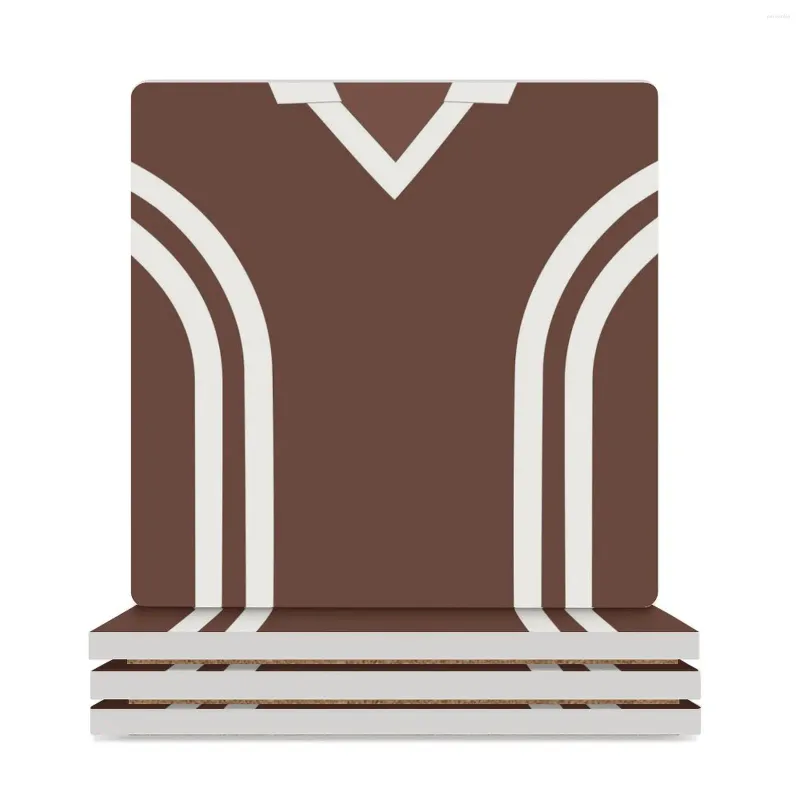 Table Mats Coventry City Classic Chocolate Brown Away Kit 1978 - 1979 Ceramic Coasters (Square) Christmas Tea