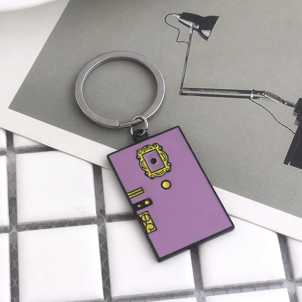 Metal Keychain Central Perk Keychain Friends TV Show Monica's