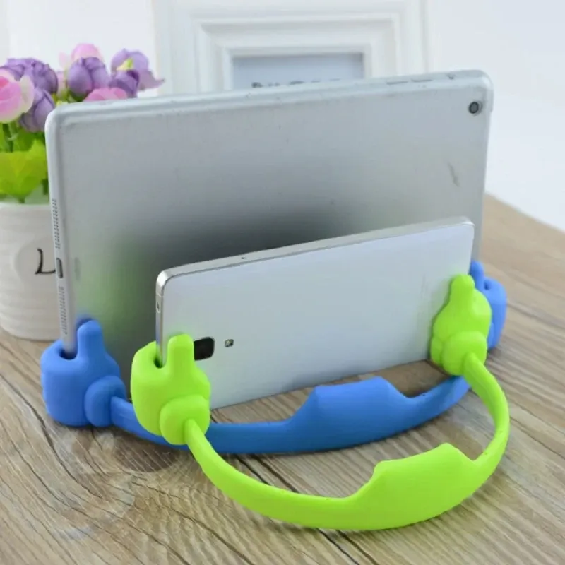 Polheto para cima do telefone celular, suporte de telefone plástico ajustável, suporte de computação portátil de várias cores para o iPhone Xiaomi Samsung