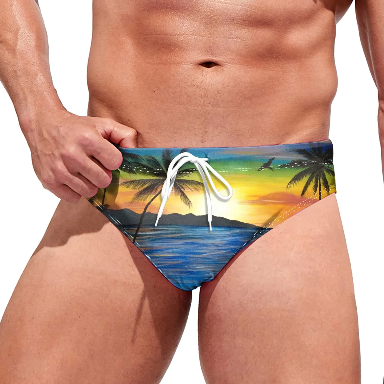 Brief style swim trunks sale