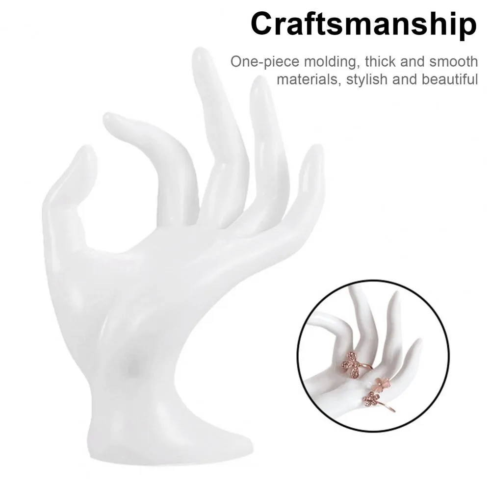 Clear Hand Display Hand Display Rack Jewelry Organizer Plastic Finger... From Ddmyday, $26 ...