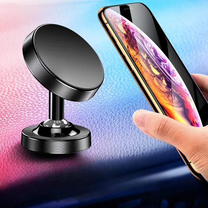 2024 Auto telefoonhouder Magnetische universele magneet telefoonmontage voor iPhone X XS Max Samsung in auto Mobiele mobiele telefoonhouder staat zeker, hier zijn