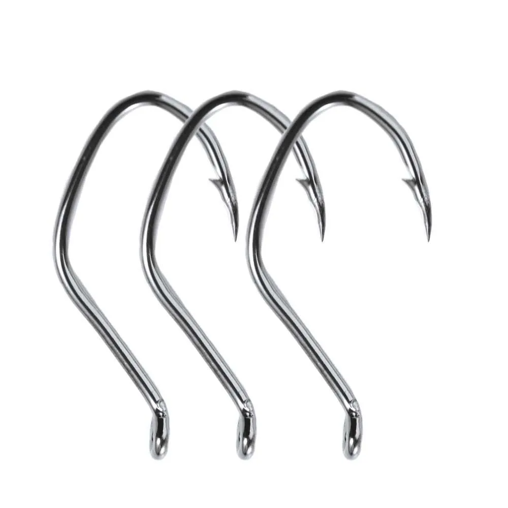 Fishhook Fishhook Set Barbed Circle Hooks Stainless Steel Fishing Hooks for ...