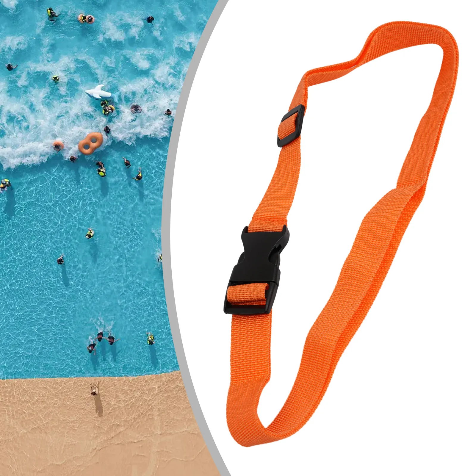 Tow Float Dry Bag Swim Buoy Waist Belt Strap - Adjustable Tether For Tow  Floats, Kayaking & Open Water Safety Inflatable Swim Buoy Harness