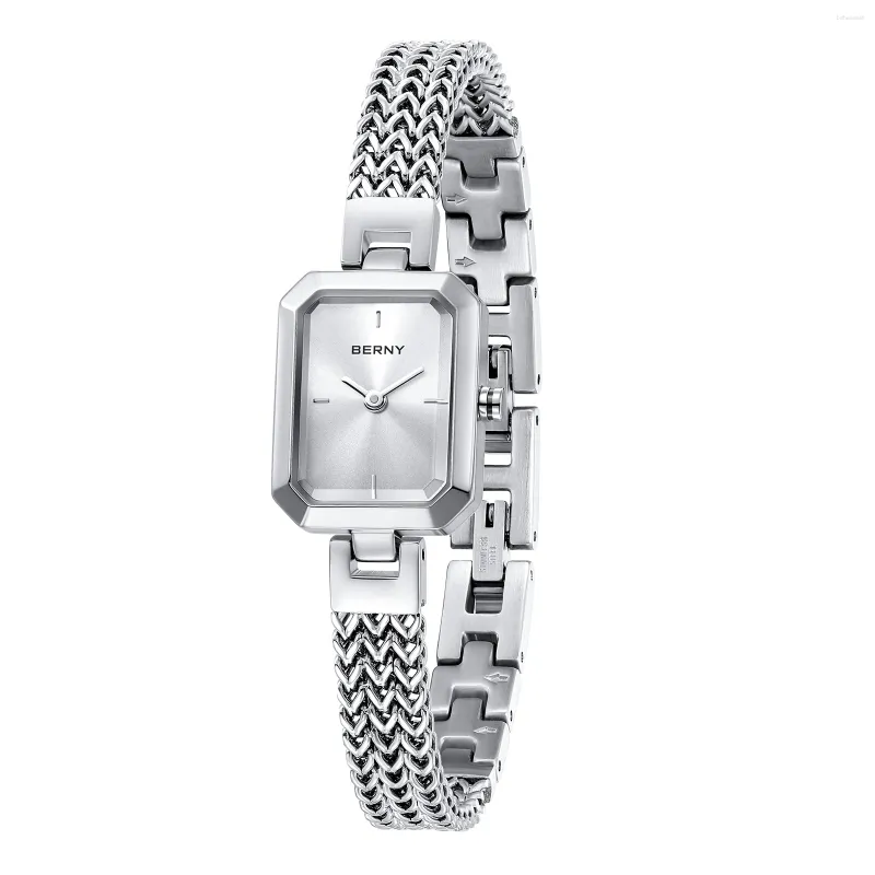 Orologi da polso Berny Square Women Owatch da polso Luxury Fashion Quarz