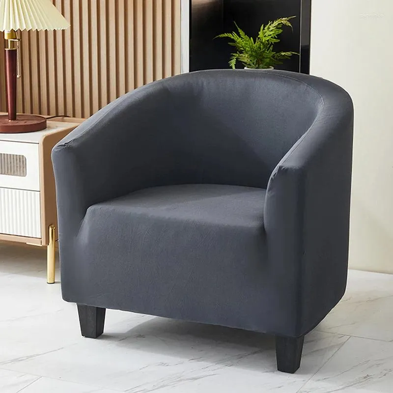 Couvre-chaise club de club de canapé unique pour salon élastique Défilé protecteur protecteur couleur Couleur Spandex Home El 1pc