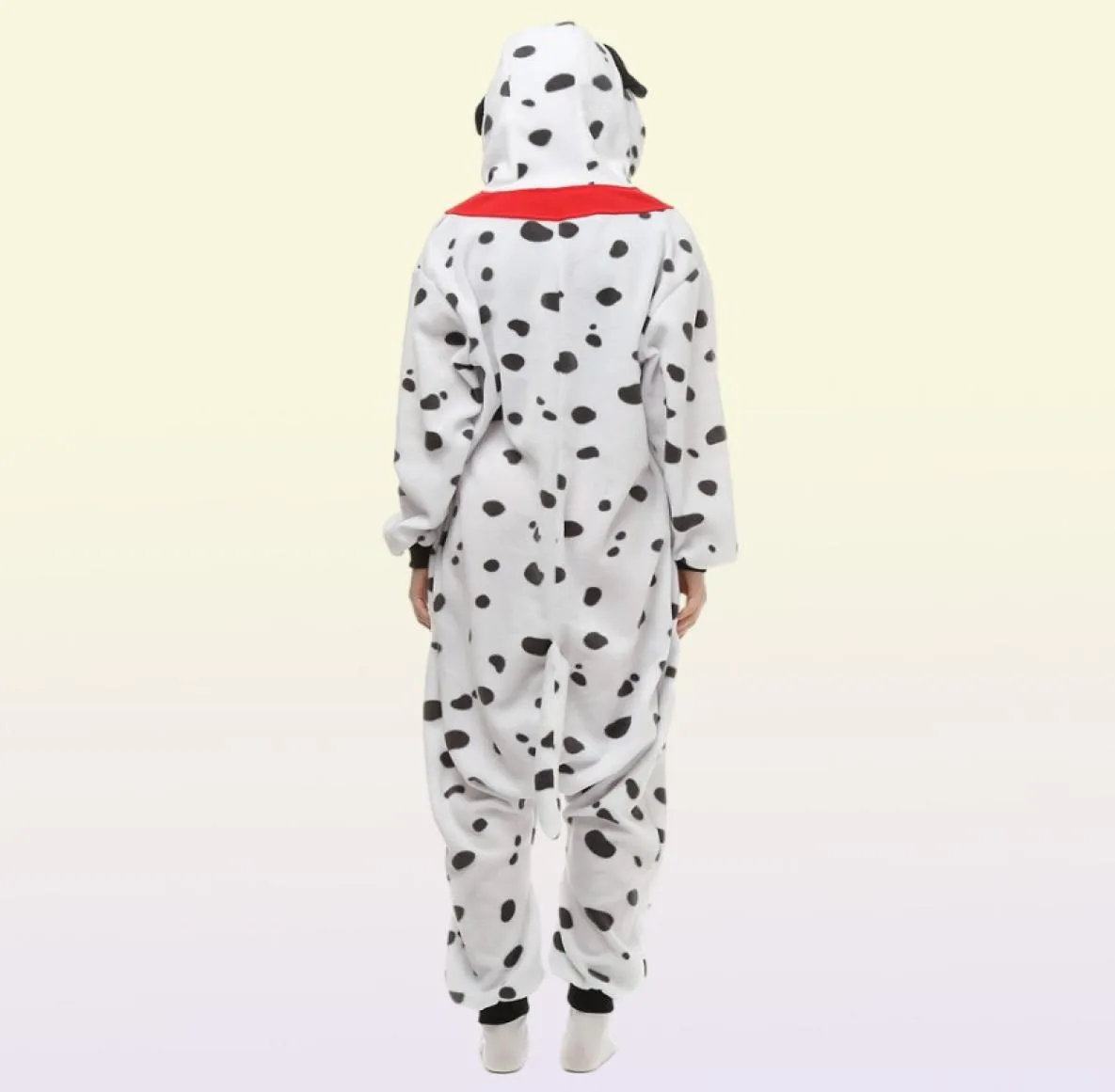 Cão Dalmácia Mulheres039s e Men039S Costume de lã Polar Kigurumi Kigurumi para o Carnaval de Halloween Party Ano Novo Welcome Drop 3507408