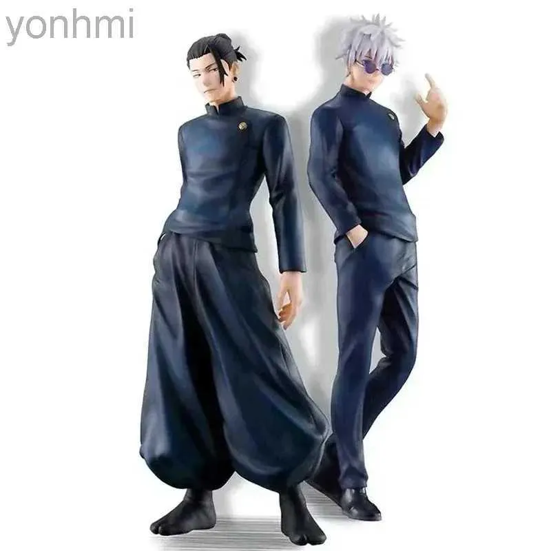 Anime Manga 20cm Jujutsu Kaisen Anime -Figuren Satoru Gojo Action Figur Geto Suguru Statue PVC Doll Collectible Doll Toys Modelle Kinder Geschenk 240413