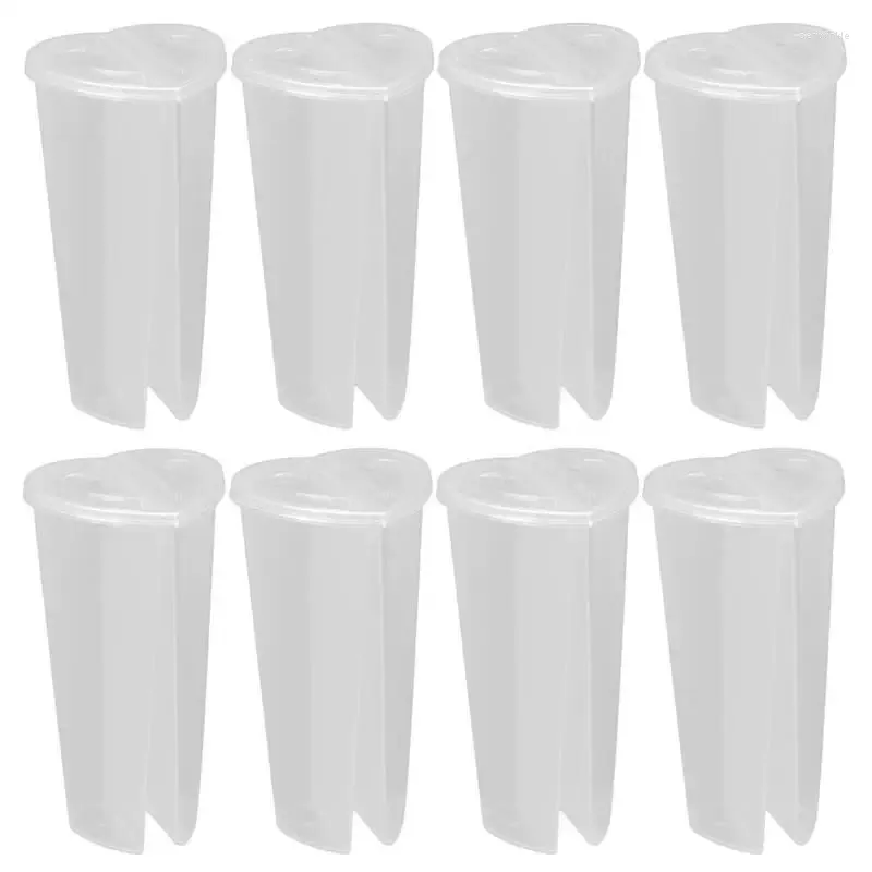 Tasses jetables Paies 20pcs Caree Coutre Tasse en plastique à double grille épaissis