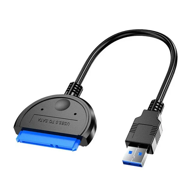 2024 USB SATA 3 Cable SATA إلى USB 3.0 محول يصل إلى 6 جيجابت في الثانية دعم 2.5 بوصة SSD HDD القرص الصلب 22 دبوس SATA III A25 2.0 لـ USB SATA
