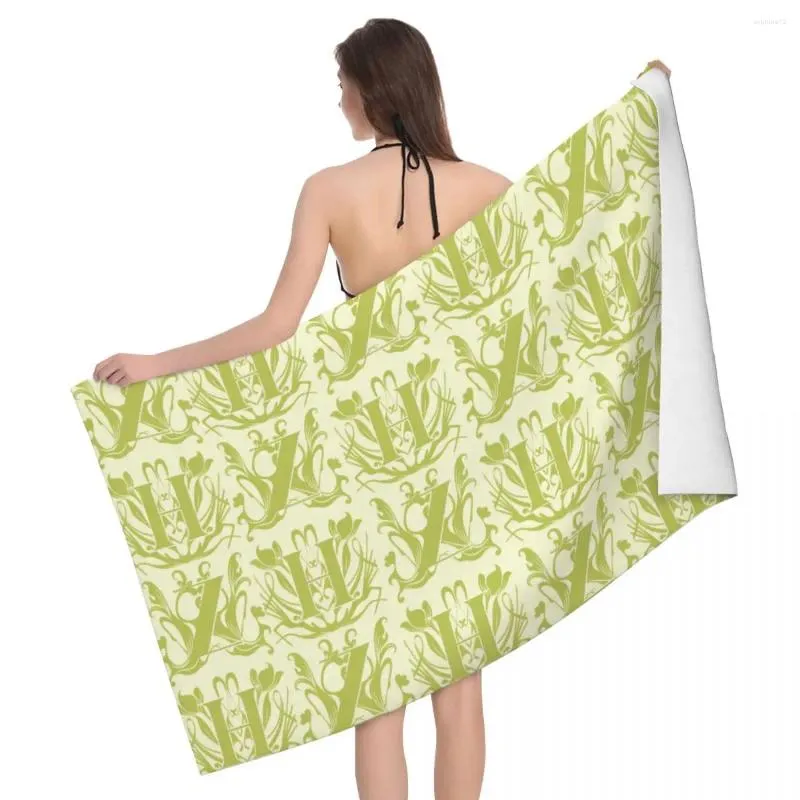 Serviette vintage motif de plage serviettes de plage piscine grand sable microfibre sans sable à sec le bain léger baignade