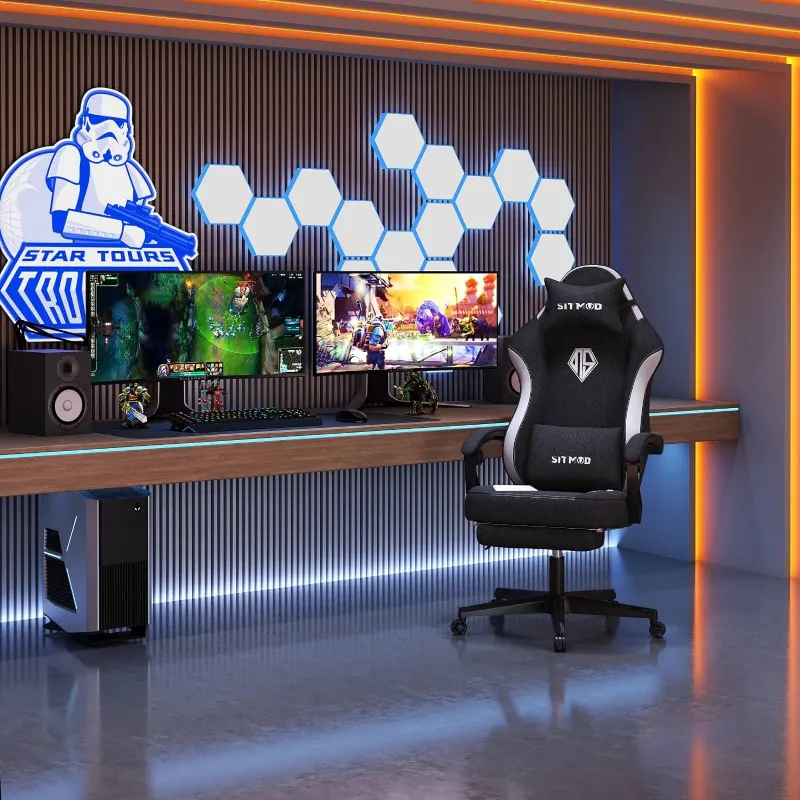 Sitmod Gaming Stawls FootRest PC Computer Ergonomic Video Game Backrest 17 741 DHgate
