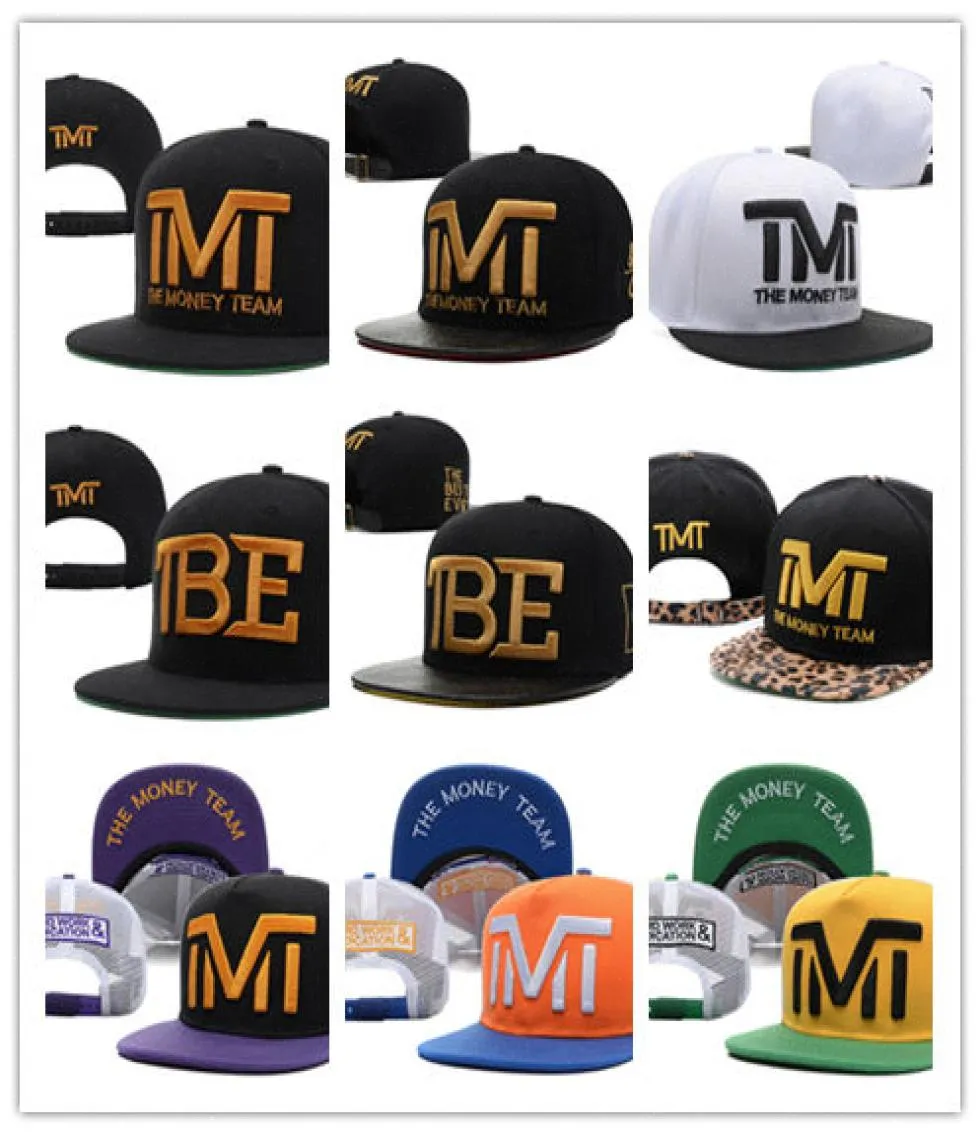 Style Good Quality WholeFull black the team money Snapback caps hiphop adjustable hat men women classic baseball Hats C3953363