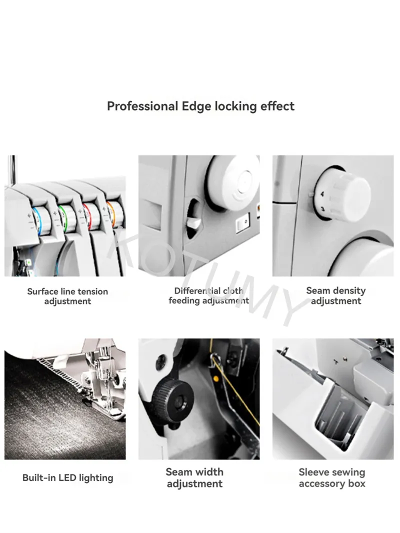 DHgate.com:3-4 Thread Overlock Household Serger Sewing