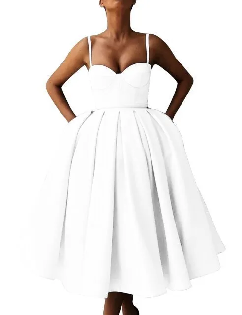 homecoming dresses with built in bras Dark Navy A-line Spaghetti Straps Chiffon Homecoming Dress with Beads main image 0