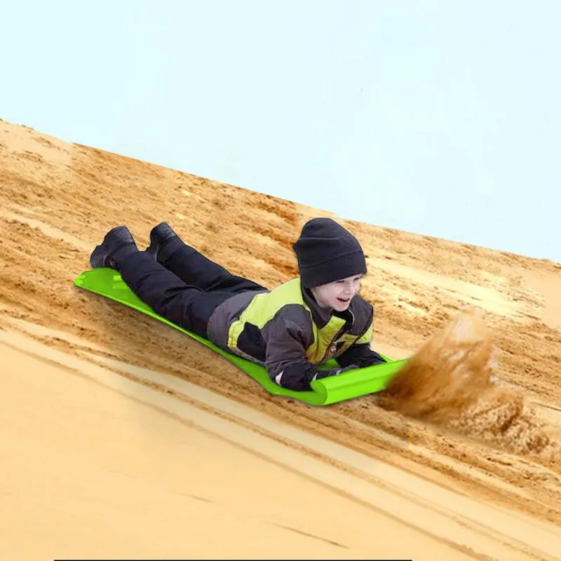 Snow Carpet Sled,Beach Sled Roll Up Flying Carpet Sled, Lightweight Snow Sledge Portable Snow Rolling Slider For Children Adult, 53x18 Inches (Blue), Snow Sleds - Canada