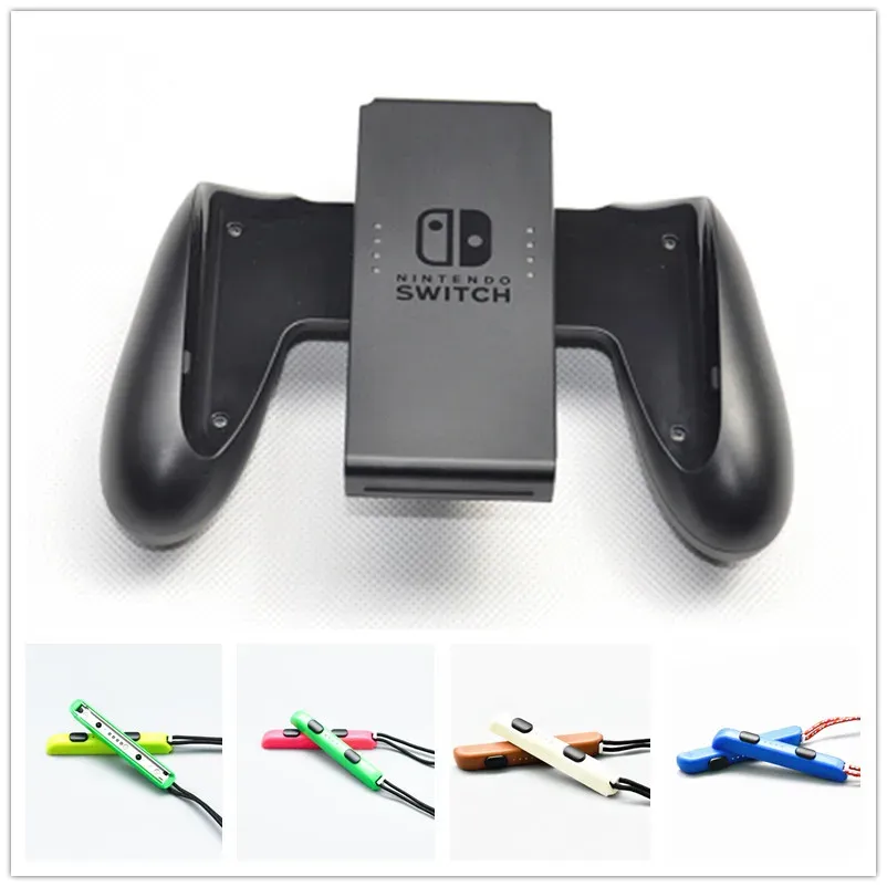 Accessories Original New Joycon Left and Right Wrist Strap For Nintend Switch Controller Grip With One Pair Blue Black Color Strap