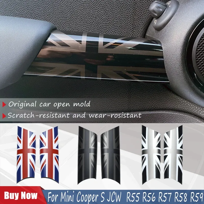 thumbnail image 2 of Cupeez Mini Cooper British Flag Door Handle Paint Scratch Guards - Union Jack Design, USA Made 2 of 6