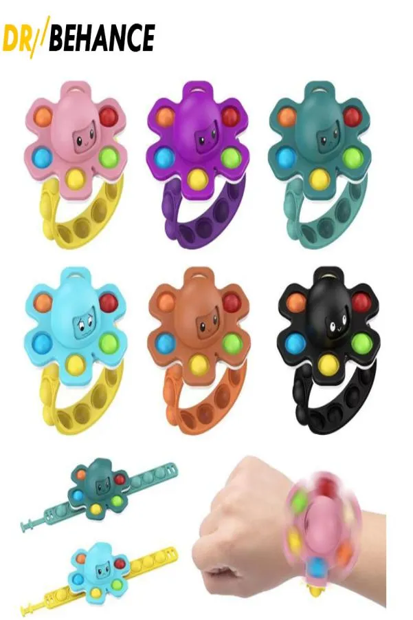 Toys Spinner Plush Push Bubble Dice Vetring Vetring Artifact Новинка новинка Сенсорный аутизм нуждается в тревоге Toy4930021