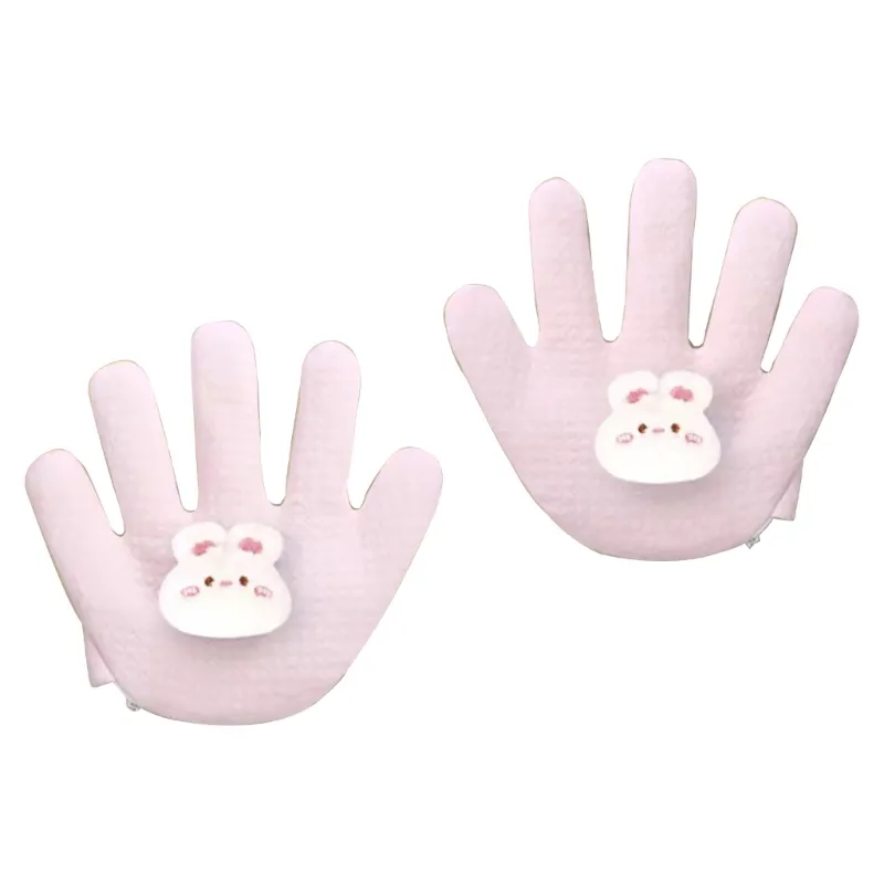 DHgate NEW Velvety Soft Organic Cotton Hand Shaped Baby Comforting Pillow Toy Supportive Soothing Baby Kids Maternity
