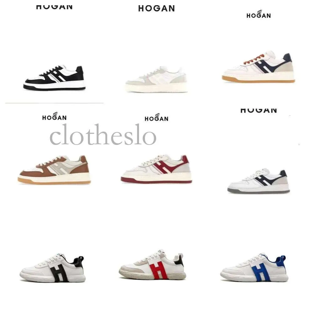 Shoes Top Designer H630 Casual Hogans Shoes Womens Man Summer Fashion Simple Smooth Calfskin Ed Suede Leather High Quality HG Sneakers Size 38-45 Running Shoes 237