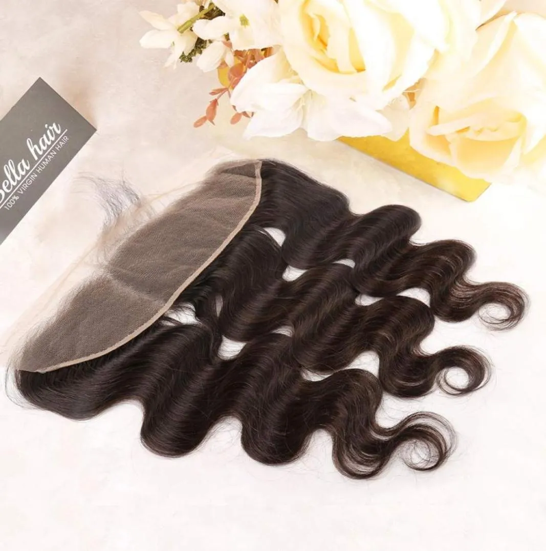 Body Wave Earear Lace Frontal Indian Human Hair Extensions 13X4 CLOSURE Bella Hair Products3792086