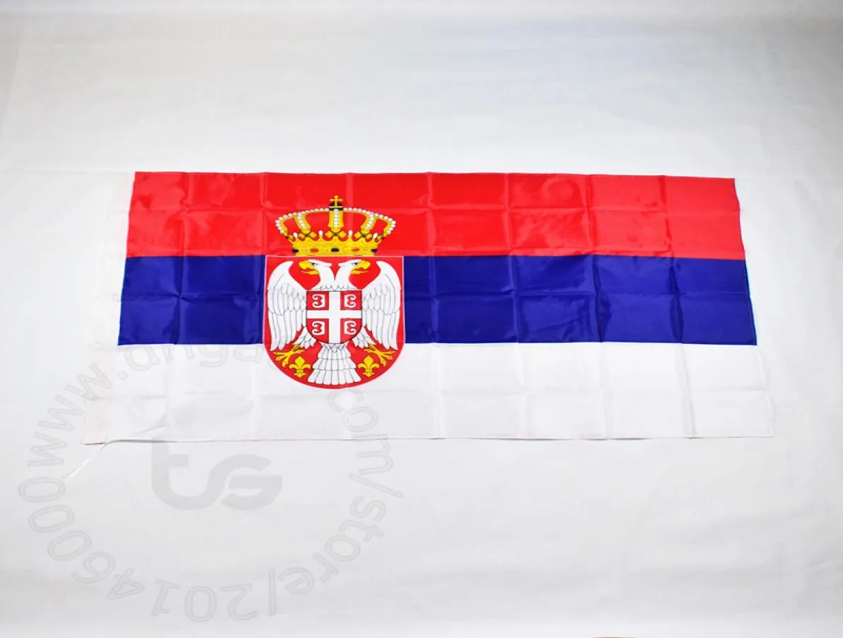 Serbia National Flag 3x5 FT90150cm Hanging National Flag Serbia Home Decoration Banner7043809