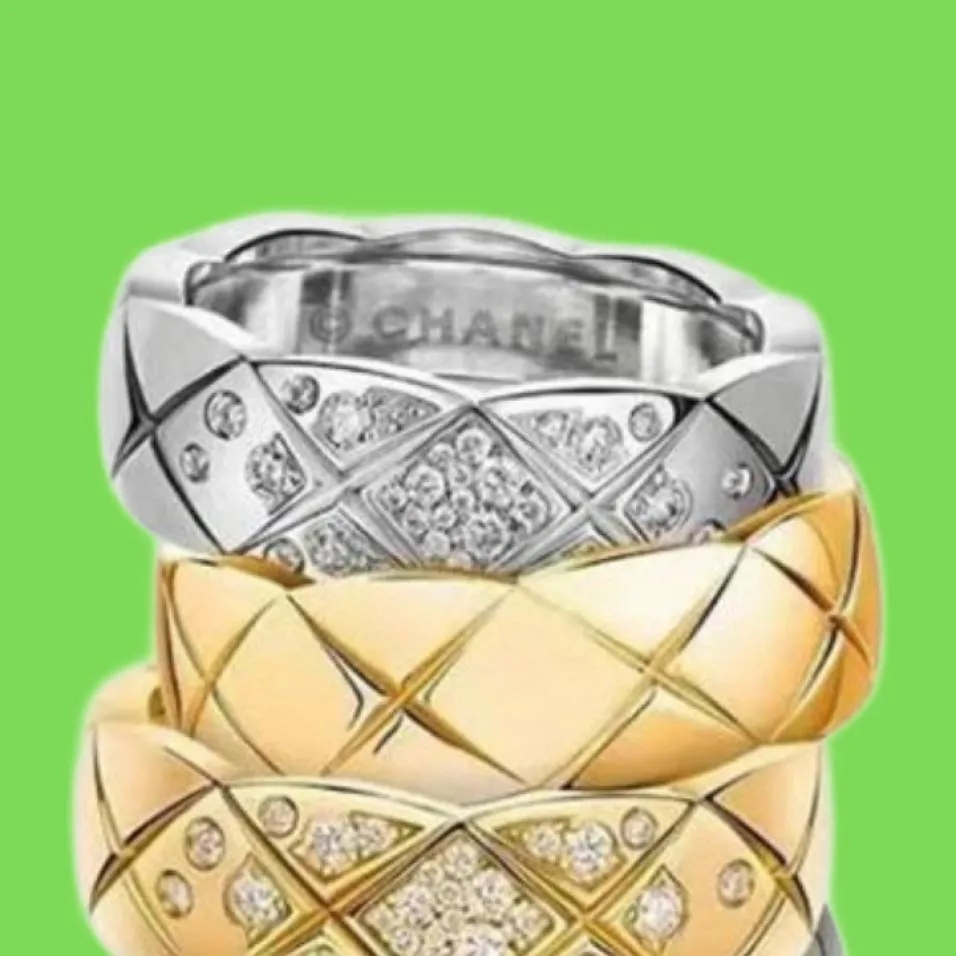 Coco Crush Lingge ring female Overlay star same style fashion personality couple Rings with gift box7955669