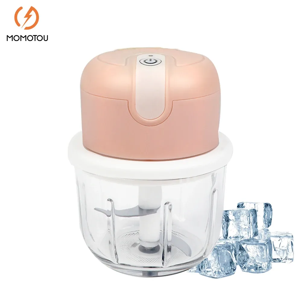 Blender Ice Crusher Mini USB Ładowanie Urządzenie do gotowania lodowe golenie domowy bar kuchenna młynek do śniegu stożka koktajlowy producent auto kruszarka