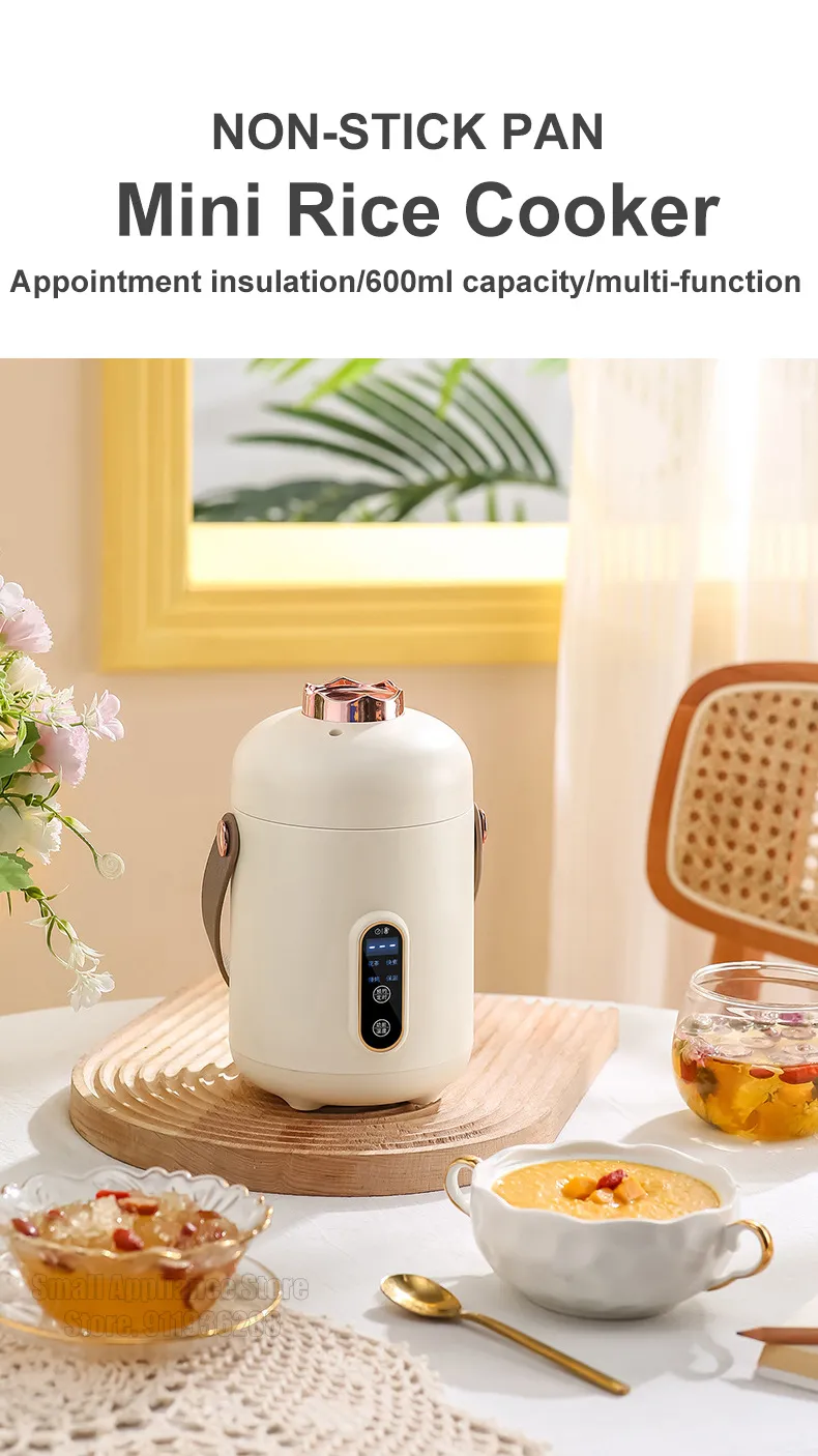 Electric Hot Pot Rice Cooker Multi Function, Portable Mini Electric ...