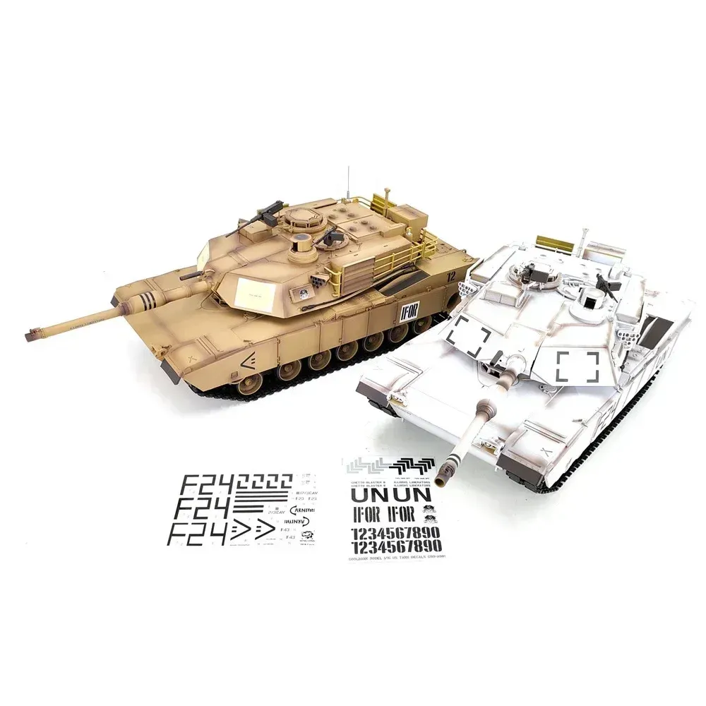 Remote Control Henglong US M1A2 Abrams Infrared Battle Tank Model With Steel Wave Box RC Tank For Gift From Homepro9 455.32 DHgate.Com