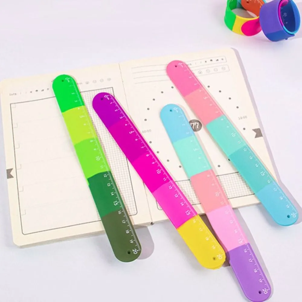 DHgate.com:2024 1Pc Colorful Plastic Straight Ruler Fidget Toy, Cute ...