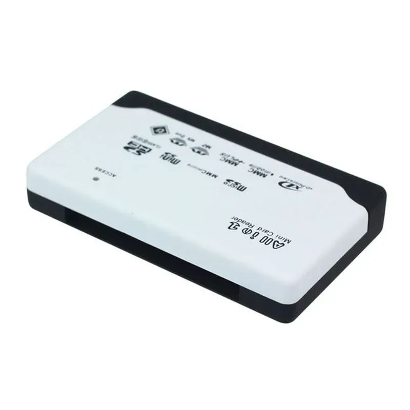 Card Reader USB 2.0 TF Memory Card Reader Fast Data Transmission All In One Card Reader Support TF CF SD Mini SD MS XD