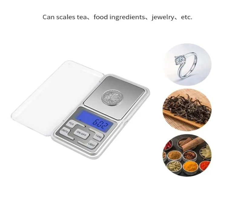 MINI Digital Scale 100200300500G 00101G SALES CUIET SALES HAUTE PROCHE ÉLECTE