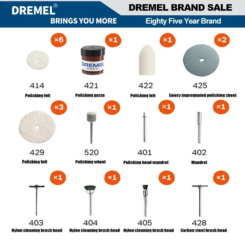 Kit De 80 Brosses De Polissage Pour Outil Rotatif Type Dremel - Abrasif Non Tissé, Diamètre 1 Pouce