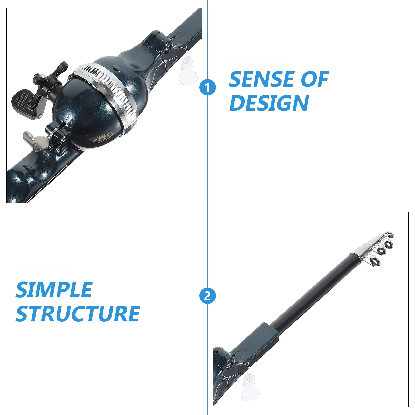 Folding Telescopic Mini Fishing Rod with Epoxy Resin and Stainless Steel  for Ocean Boat Fishing from Dhgate Casting Rods - price 24.59