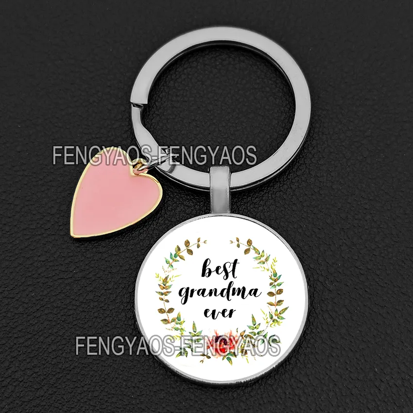 2024 Mother s Day Gift Best Grandma Keychain for Granny Personalized Grandmother Keyring